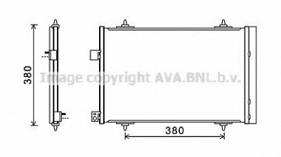 AVA QUALITY COOLING cn5274d -  Конденсатор, кондиционер